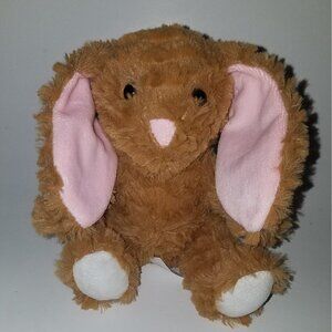Hobby Lobby Brown Bunny Rabbit Plush Pink 6" Stuffed Toy Lovey Easter Basket